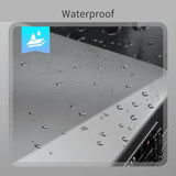 Waterproof Expandable Backpack with Usb Charging - Black Password Protected - Close-Up Angle