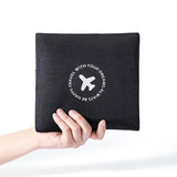 Foldable Travel Bag for Camping & Hiking - Large - Large Black - Low Angle