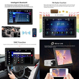 10.1 Inch Full Screen Car Mp5 Player With Wired Carplay - Standard + 12 Light Camera - Rear View