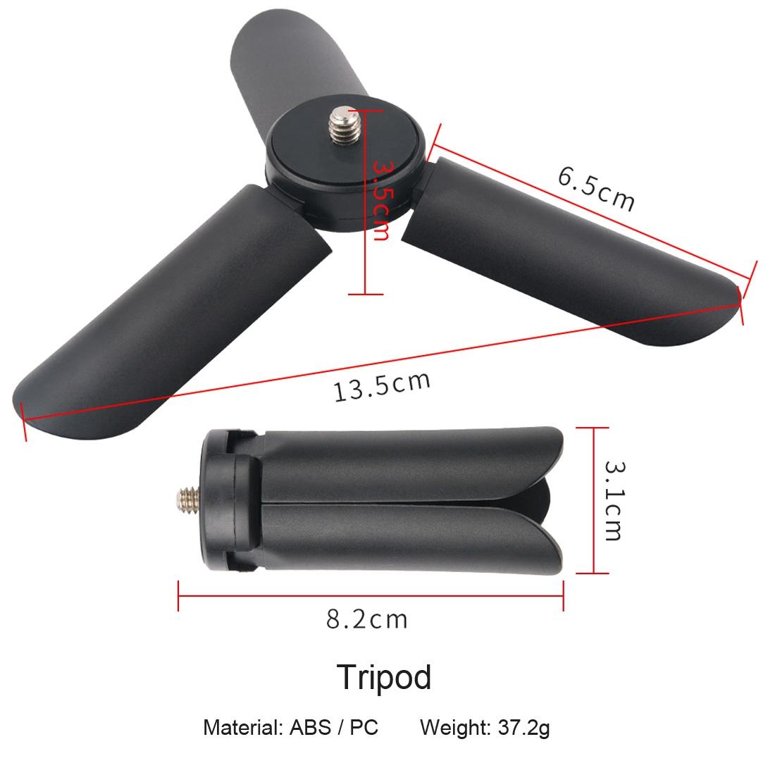 Compact Tripod Mount for Dji Mobile 2 with Flashlight Extension