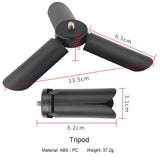 Compact Tripod Mount for Dji Mobile 2 with Flashlight Extension - Rear View