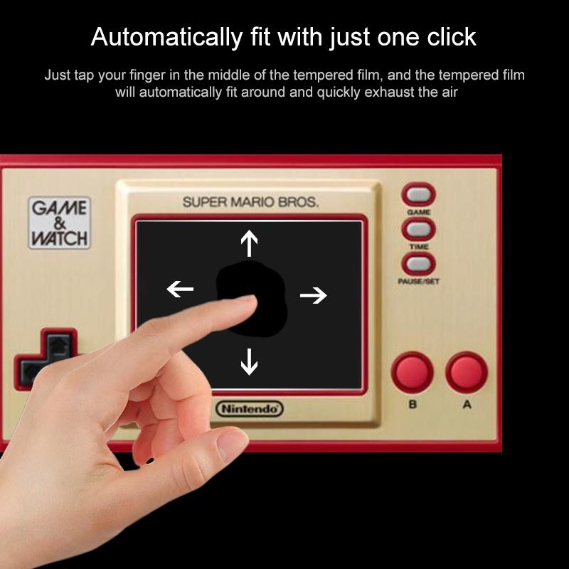 50-pack Tempered Glass Film for Nintendo Game Watch - Clear