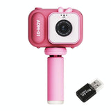48Mp Dual Lens Kids Digital Camera With 2.4 Ips Screen And 32Gb Tf Card - Blue Fox - With 32G Tf Card Blue Fox - Front View