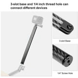 Lightweight Selfie Stick for Action Cameras - Aluminum / Carbon Fiber