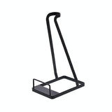 Non-punch Storage Bracket for Dyson Vacuum - Universal Floor Mount Black - Front View