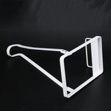 Non-punch Storage Bracket for Dyson Vacuum - Universal Floor Mount Black - Top-Down View