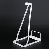 Non-punch Storage Bracket for Dyson Vacuum - Universal Floor Mount Black - 45-Degree Angle