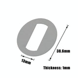 Foldable Clamp with Pad for Electric Scooter - Black - 45-Degree Angle