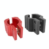 Foldable Clamp with Pad for Electric Scooter - Black - Rear View