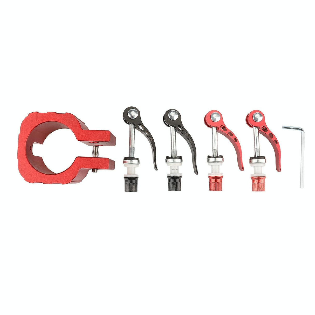 Foldable Clamp with Pad for Electric Scooter - Black