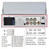 7 Inch Mp5 Bluetooth Carplay Player With Reversing Camera - Standard + 12 Lights