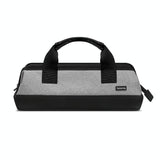 Gray Handle Organizer Bag for Dyson Hair Dryer and Curling Iron - Front View