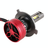 1 Pair H4 Dc12V 65W 6000K 6500Lm Led Car Headlights - Front View
