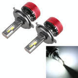 1 Pair H4 Dc12V 65W 6000K 6500Lm Led Car Headlights - Side View