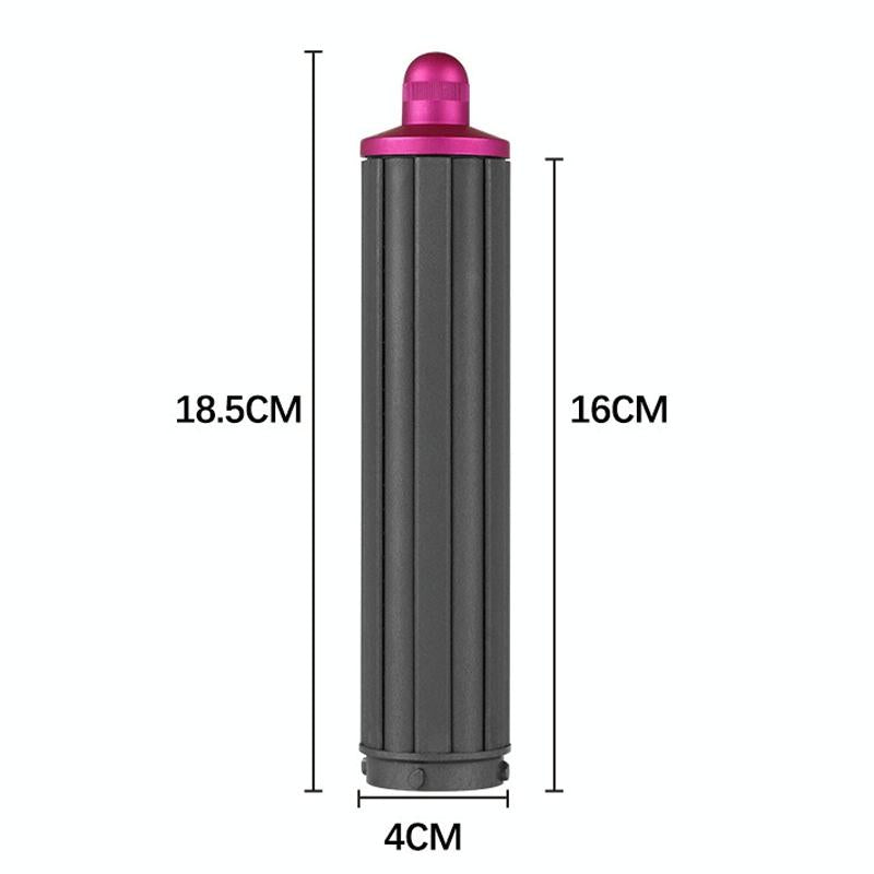 For Dyson Airwrap Hair Dryer Hs01 / Hs05 / Hd08 18.6 X 4Cm Upgraded Long Curling Barrels Nozzle With Short Adapter Golden