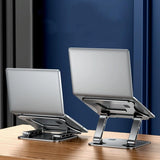 Adjustable Aluminum Laptop Stand - Foldable & Portable - Side View