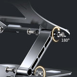 Adjustable Aluminum Laptop Stand - Foldable & Portable - 45-Degree Angle