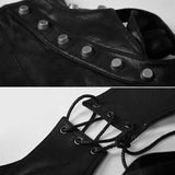 Leather One Shoulder Bag For Women Fhg303Bk - Close-Up Angle