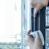 3-piece Window Frame Gap Tape - 3cm x 10m - Plastic Steel - Close-Up Angle