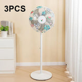 Waterproof Dustproof Fan Cover Set - Little Dinosaur Design - Front View