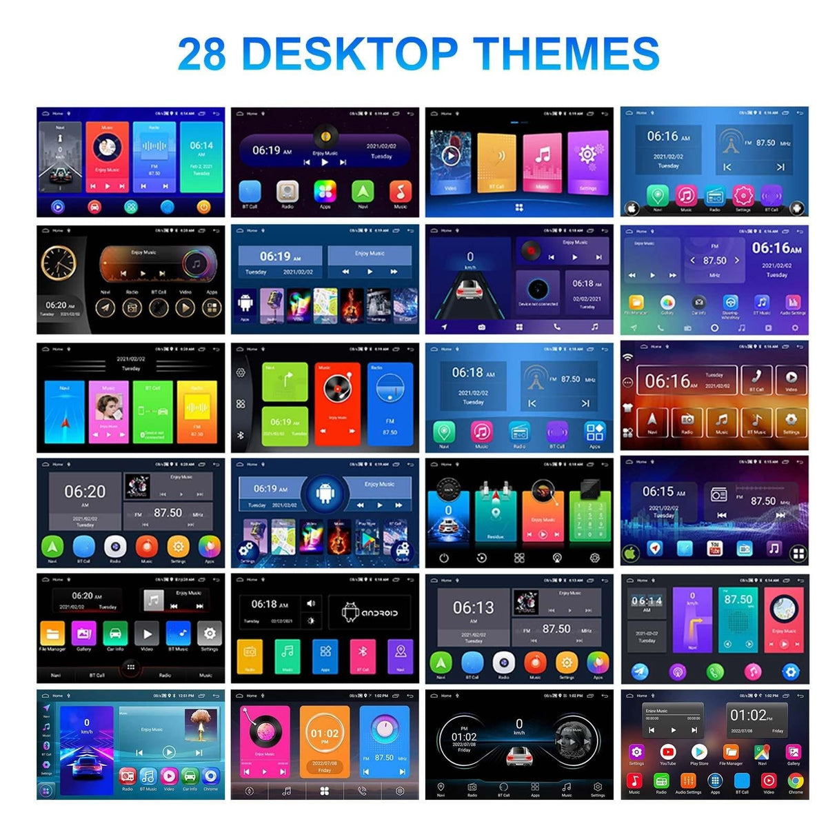 10 Inch Car Android Navigation Screen With Carplay - 2 + 64G Ahd Camera