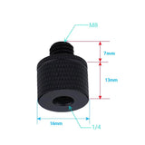 4-Piece Screw Adapter 1 / 4 Female To M8 Male - Front View