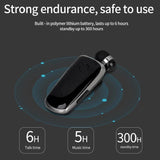 Wireless Bluetooth In-ear Earphone with Vibrating Alert and Hands-free Clip - Rose Red - Close-Up Angle