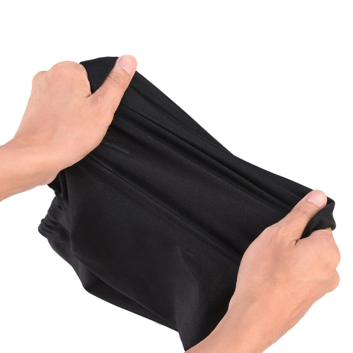 Stretch Cloth Dust Cover for 31.5 Computer Monitor - Hangs on Desktop