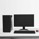 Stretch Cloth Dust Cover for 31.5 Computer Monitor - Hangs on Desktop - Low Angle