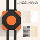 Wall Target Sandbag For Boxing Training And Fitness - 40Cm Square+30Cm Round - Close-Up Angle