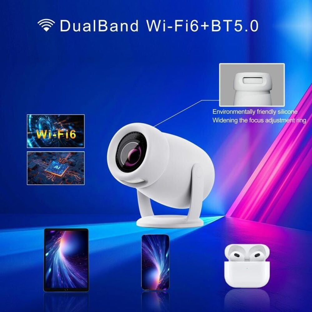 Intelligent Portable Projector With Android 12.0 For Family Use
