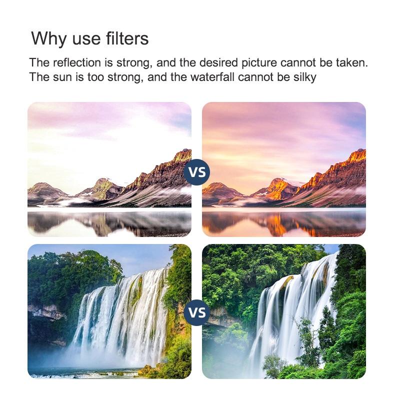Universal Action Camera Lens Filter for Gopro Hero Series - Nd32 Filter
