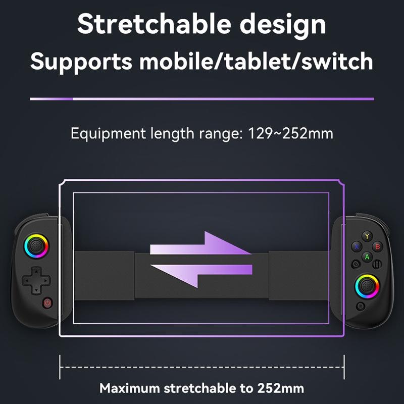 Vibration Grip Wireless Gamepad for Mobile and Pc - Black + Receiver