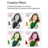 2.0-Inch 4X Zoom Hd Digital Camera For Kids - Blue - Blue - Low Angle