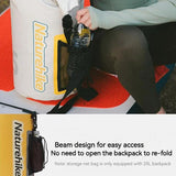 Waterproof Rafting Bag Dry Wet Separate Shoulder Pack For Outdoor Swimming 10L Green - 10L Yellow - Close-Up Angle