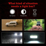 28W 10 - 30V Dc 6000K 7 Inch 40 Leds Offroad Truck Car Driving Light Work Light Spotlight Fog Light - 45-Degree Angle