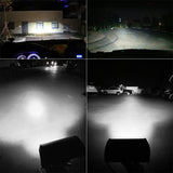 28W 10 - 30V Dc 6000K 7 Inch 40 Leds Offroad Truck Car Driving Light Work Light Spotlight Fog Light - Extra Image
