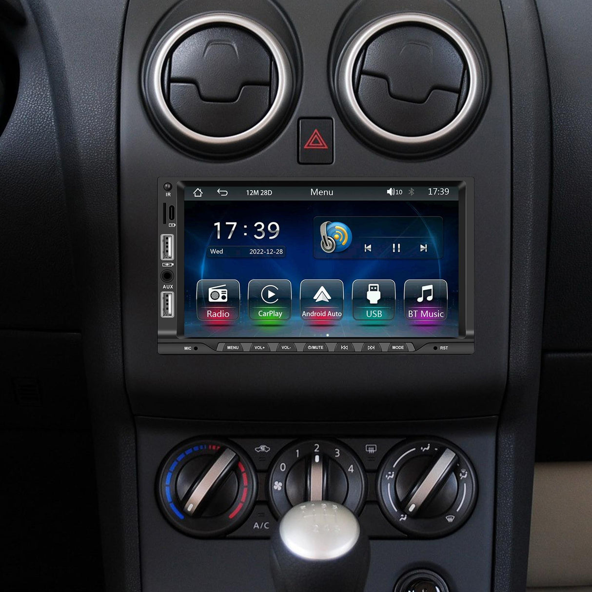 7 Inch Car Mp5 Player Carplay / Android Auto / Mirror Link / Bluetooth - Standard - With Ahd Camera