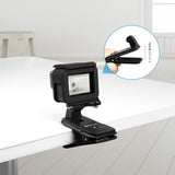 360 Degree Rotating Backpack Hat Mount with Phone Clamp Kit - 45-Degree Angle