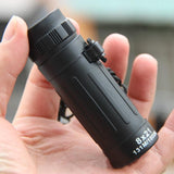 Compact Mini Monoculars - 8X21 Blue Film - Front View