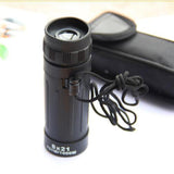 Compact Mini Monoculars - 8X21 Blue Film - Rear View