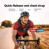 Sports Camera Quick Release Chest Strap - Accessory - Side View