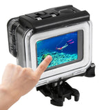 Waterproof Housing with Touch Back Cover for Gopro Hero5 - 7x6cm - Front View