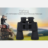 Waterproof High Definition Binoculars for Outdoor use - 20x50 - 45-Degree Angle