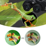 Waterproof High Definition Binoculars for Outdoor use - 20x50 - Close-Up Angle