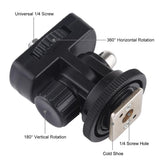 Cold Shoe Tripod with 1 / 4 Screw Thread - 45-Degree Angle