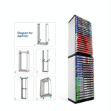 36-cd Double-layer Rack for Ps5 Console Games - Side View