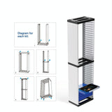 36-cd Double-layer Rack for Ps5 Console Games - Top-Down View