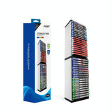 36-cd Double-layer Rack for Ps5 Console Games - 45-Degree Angle