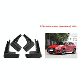 For Audi A3 Hatchback Sport 2021 4Pcs / Set Car Auto Soft Plastic Splash Flaps Fender Guard - Side View